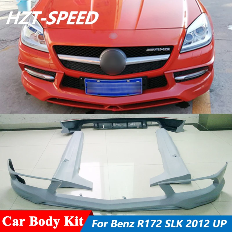 CS Style Unpainted PU Front Bumper Lip Rear Diffuser Side Skirts Car Body Kit For Benz SLK Series SLK200 SLK300 R172 2012 Up
CS Style Unpainted PU Front Bumper Lip Rear Diffuser Side Skirts Car Body Kit For Benz SLK Series SLK200 SLK300 R172 2012 Up