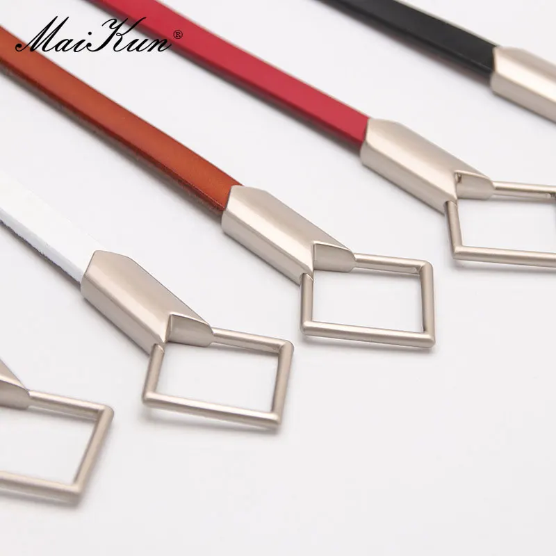Maikun Genuine Leather For Women Thin Belt All-Match No-Hole Knotted Cowskin Belt Ladies Sweater Skirt Belts
Maikun Genuine Leather For Women Thin Belt All-Match No-Hole Knotted Cowskin Belt Ladies Sweater Skirt Belts