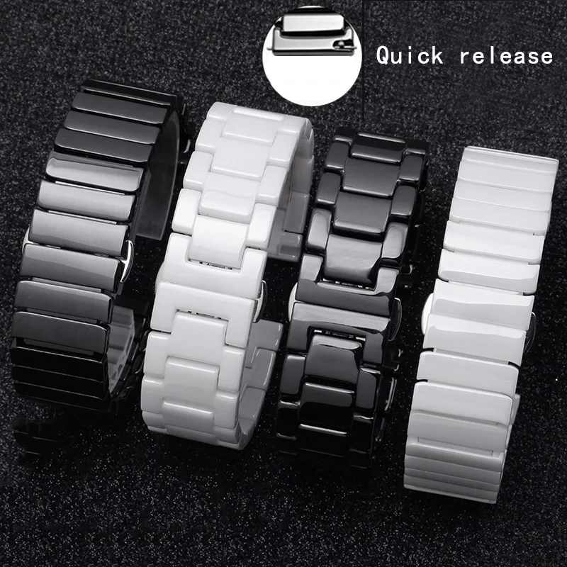 CICIDD 20 22mm Black White Watch Strap Ceramic Wristband Stainless Steel Buckle For Samsung Galaxy Watch 42mm 46mm
CICIDD 20 22mm Black White Watch Strap Ceramic Wristband Stainless Steel Buckle For Samsung Galaxy Watch 42mm 46mm