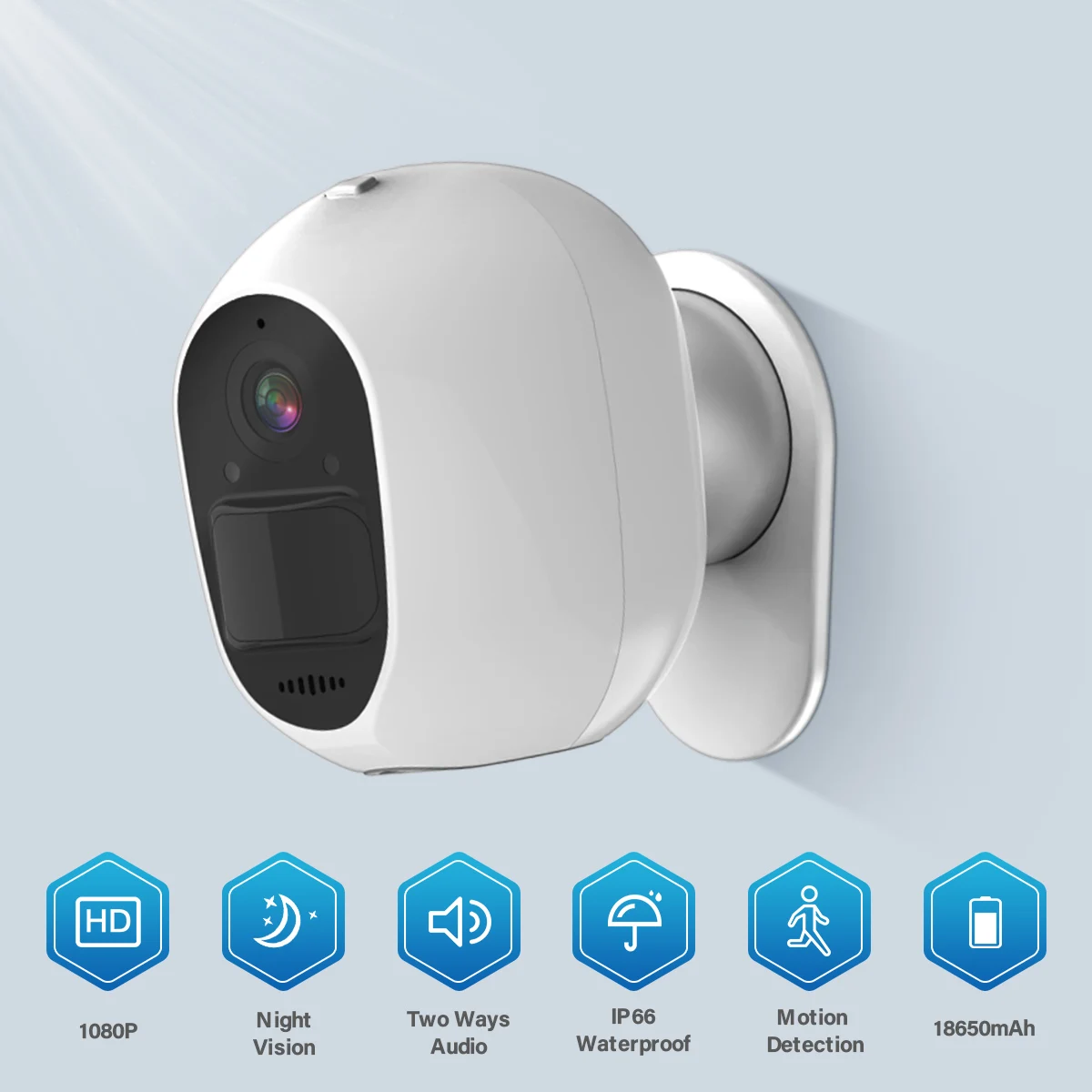2MP 1080P Tuya APP Battery Power Night Vision Wireless Intercom IP Camera AI Humanoid Detection Home Security CCTV Monitor
2MP 1080P Tuya APP Battery Power Night Vision Wireless Intercom IP Camera AI Humanoid Detection Home Security CCTV Monitor