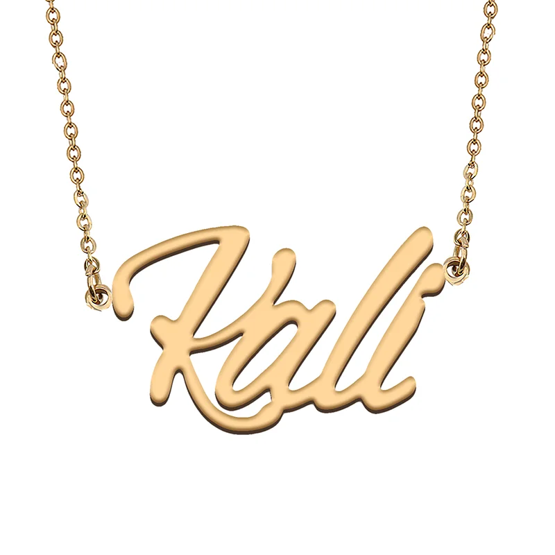 Kali Custom Name Necklace Customized Pendant Choker Personalized Jewelry Gift for Women Girls Friend Christmas Present
Kali Custom Name Necklace Customized Pendant Choker Personalized Jewelry Gift for Women Girls Friend Christmas Present