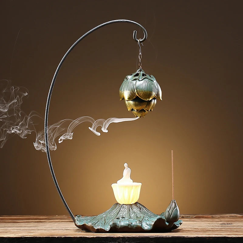 Air Freshener Incense Burner Ceramic Diffus Room Decor Humidifier Incense Burner Holder Assuaging Encensoir Flavoring For Home
Air Freshener Incense Burner Ceramic Diffus Room Decor Humidifier Incense Burner Holder Assuaging Encensoir Flavoring For Home