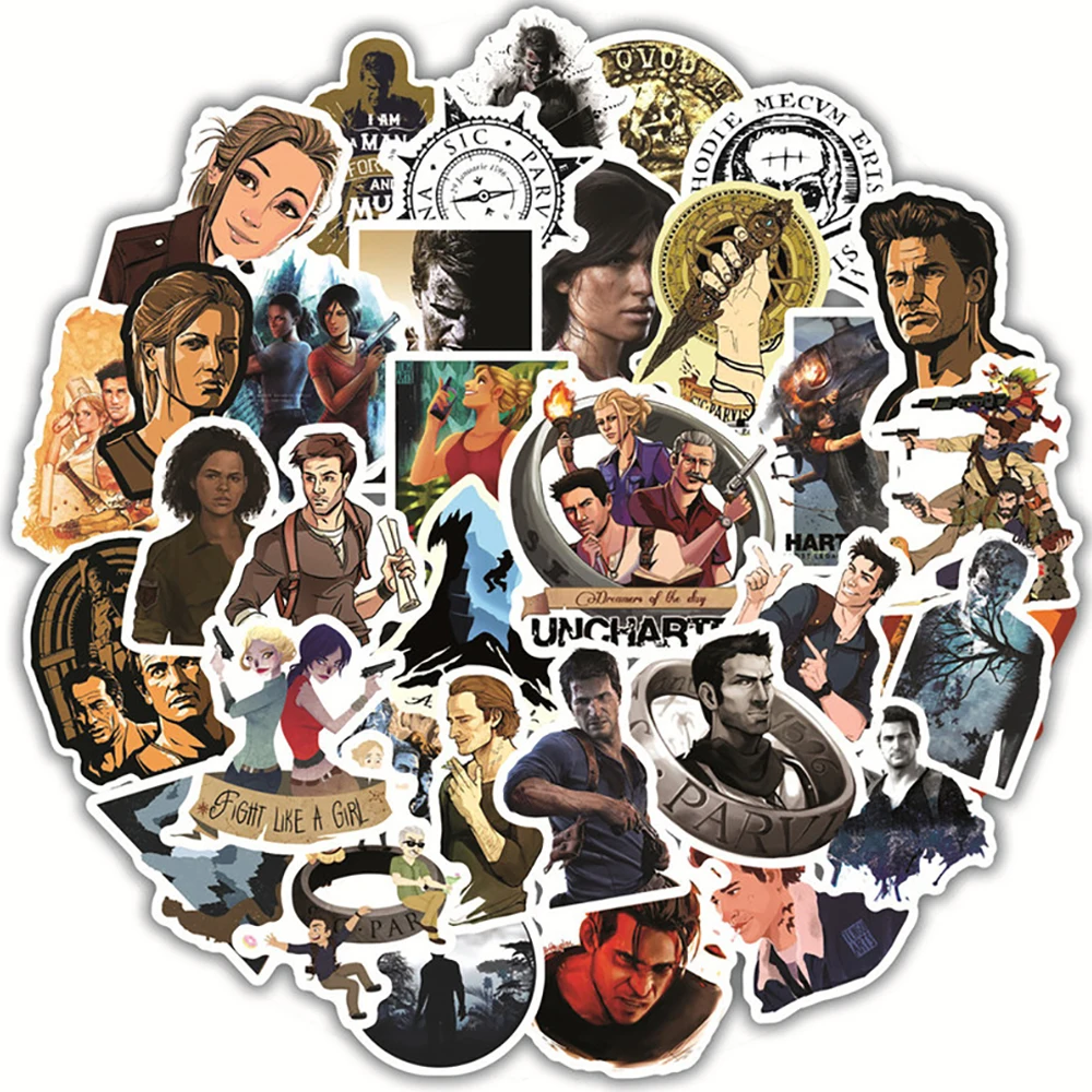 10/30/50PCS Game Uncharted 4 Graffiti Stickers Guitar Laptop Motorcycle Travel Luggage Decals Toys Sticker Cool for Kid Gift
10/30/50PCS Game Uncharted 4 Graffiti Stickers Guitar Laptop Motorcycle Travel Luggage Decals Toys Sticker Cool for Kid Gift