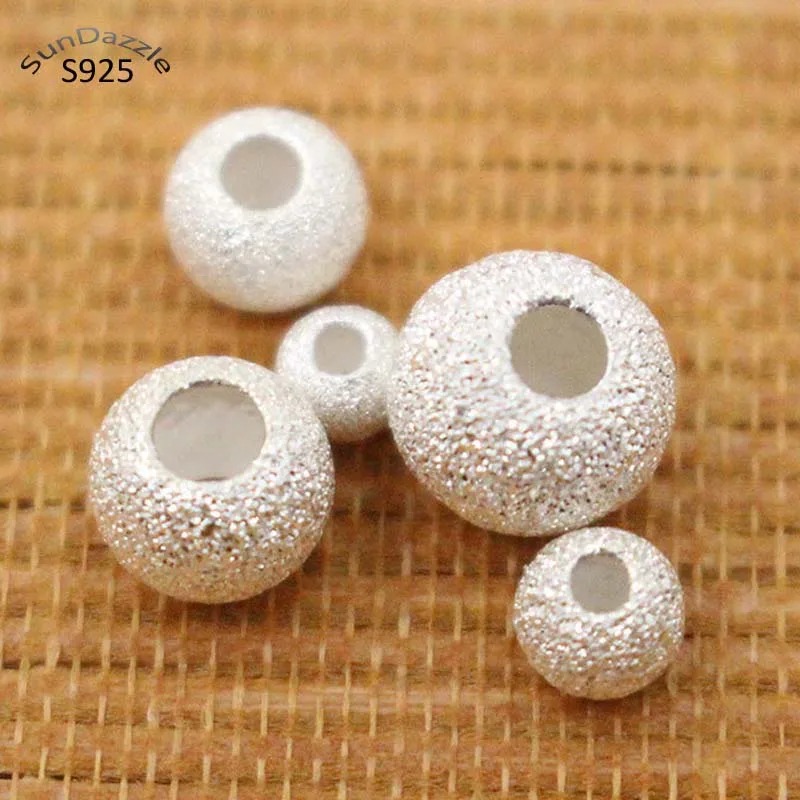 Genuine Real Pure Solid 925 Sterling Silver Round Ball Bead Pendant Spacer Loose Beads Jewelry Making Findings
Genuine Real Pure Solid 925 Sterling Silver Round Ball Bead Pendant Spacer Loose Beads Jewelry Making Findings