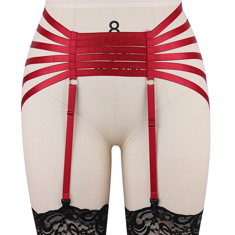 Body Harness Red Garter Belt Sexy Lingerie Bondage Stockings Wedding Garter Hollow Body Harness Woman Cage High Waist Leg Harnes
Body Harness Red Garter Belt Sexy Lingerie Bondage Stockings Wedding Garter Hollow Body Harness Woman Cage High Waist Leg Harnes