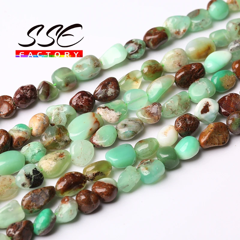 8-10mm Natual Irregular Chrysoprase Australia Jades Stone Beads Loose Spacer Beads For DIY Jewelry Making Bracelet Necklace 15''
8-10mm Natual Irregular Chrysoprase Australia Jades Stone Beads Loose Spacer Beads For DIY Jewelry Making Bracelet Necklace 15''