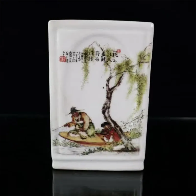 Jingdezhen Porcelain Square Pen Container Characters Poetry Pen Container Stationery Ornaments Ceramic Gifts
Jingdezhen Porcelain Square Pen Container Characters Poetry Pen Container Stationery Ornaments Ceramic Gifts