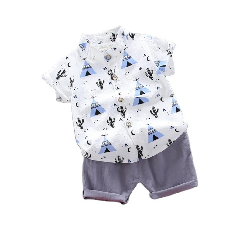 New Hot Summer Baby Boys Girls Clothes Children Casual Suits Shirt Shorts 2Pcs/Sets Infant Gentleman Style Lapel Kids Tracksuit
New Hot Summer Baby Boys Girls Clothes Children Casual Suits Shirt Shorts 2Pcs/Sets Infant Gentleman Style Lapel Kids Tracksuit