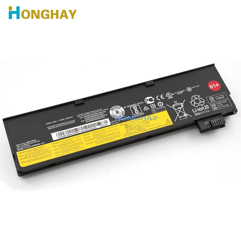 HONGHAY 01AV425 New Laptop Battery for Lenovo ThinkPad T470 T480 T570 T580 P51S P52S 01AV427 01AV423 SB10K97582 SB10K97580 61+
HONGHAY 01AV425 New Laptop Battery for Lenovo ThinkPad T470 T480 T570 T580 P51S P52S 01AV427 01AV423 SB10K97582 SB10K97580 61+