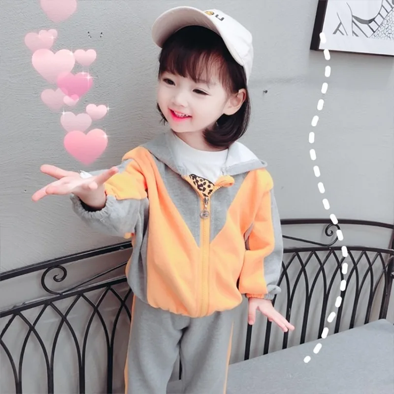 Kids Clothes Spring and Autumn Girls Outfits New Sports Set Two-Piece Casual Loose Children Suit Toddler Clothes
Kids Clothes Spring and Autumn Girls Outfits New Sports Set Two-Piece Casual Loose Children Suit Toddler Clothes