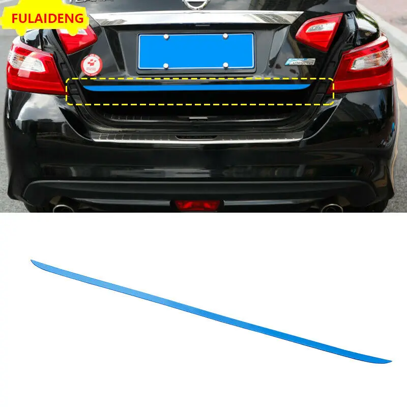 For Nissan Altima Teana 2013-2018 Blue Rear Tailgate Door Trunk Lid Moulding Cover Trim Car Accessories
For Nissan Altima Teana 2013-2018 Blue Rear Tailgate Door Trunk Lid Moulding Cover Trim Car Accessories