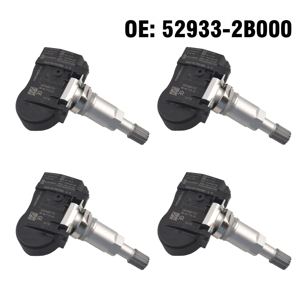 4PCS Car Tire Pressure Monitor Sensor TPMS 433MHZ 529332B000 for Hyundai SantaFe Santa Fe 2009 2010 2011 2012
4PCS Car Tire Pressure Monitor Sensor TPMS 433MHZ 529332B000 for Hyundai SantaFe Santa Fe 2009 2010 2011 2012