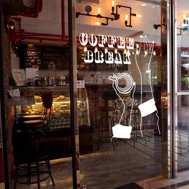 Coffee Shop Sign Coffee Break Logo Cafe Decor Highest Quality Wall Cup Decal Sticker Vinyl
Coffee Shop Sign Coffee Break Logo Cafe Decor Highest Quality Wall Cup Decal Sticker Vinyl