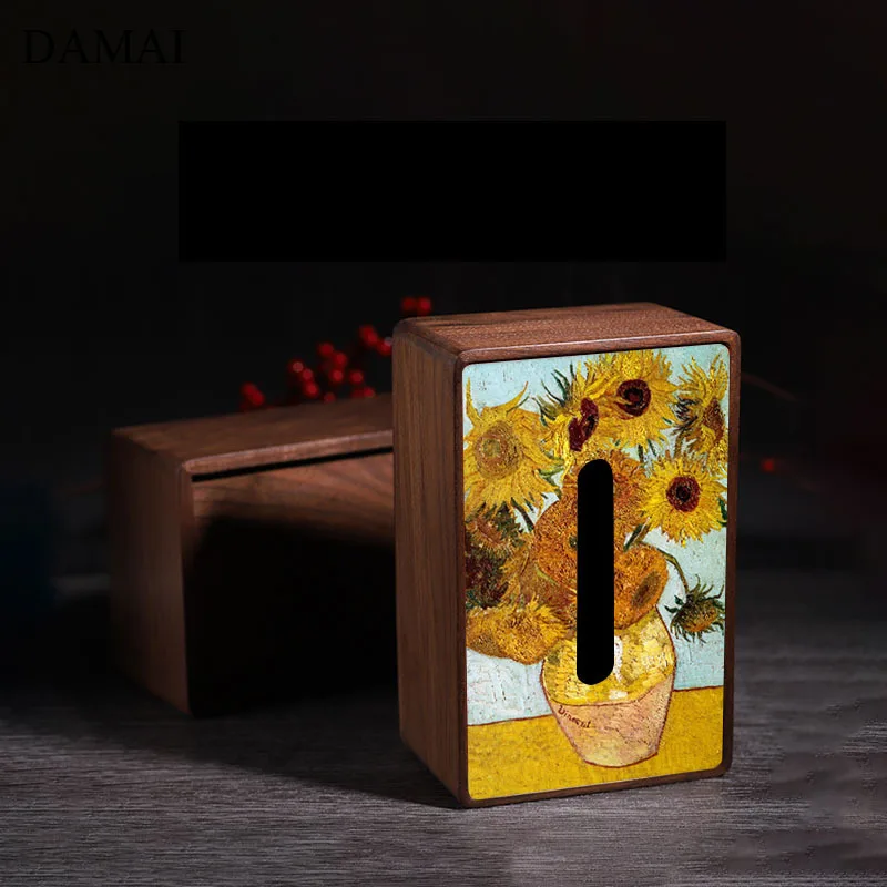 European Vintage Wood Tissue Box Cover Oil Painting Decorative Black Walnut Pumping Paper Storage Boxes Living Room Decoration
European Vintage Wood Tissue Box Cover Oil Painting Decorative Black Walnut Pumping Paper Storage Boxes Living Room Decoration