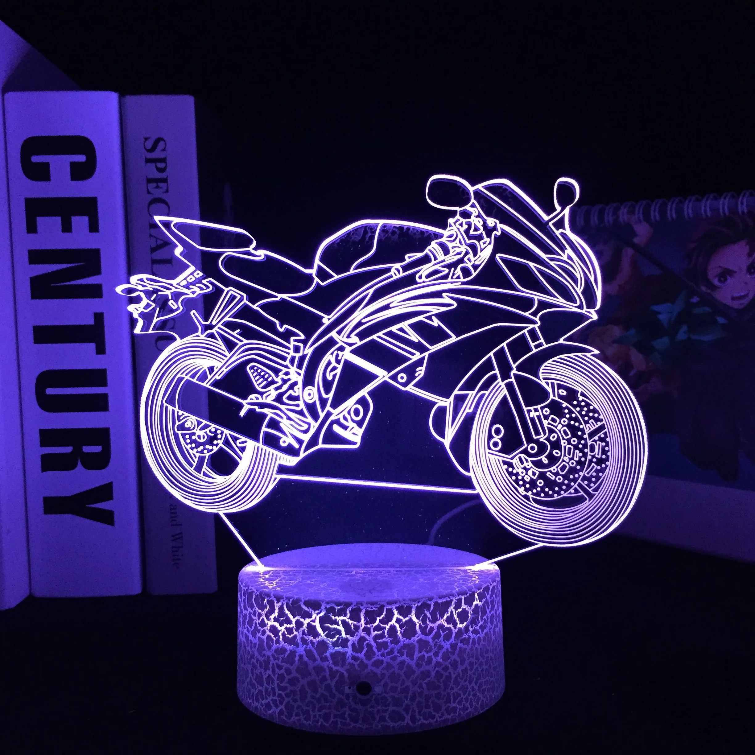 3D Illusion Lamp Motocycle Nightlight for Child Bedroom Decor Color Changing Atmosphere LED Night Light Birthday Gift Dropship
3D Illusion Lamp Motocycle Nightlight for Child Bedroom Decor Color Changing Atmosphere LED Night Light Birthday Gift Dropship