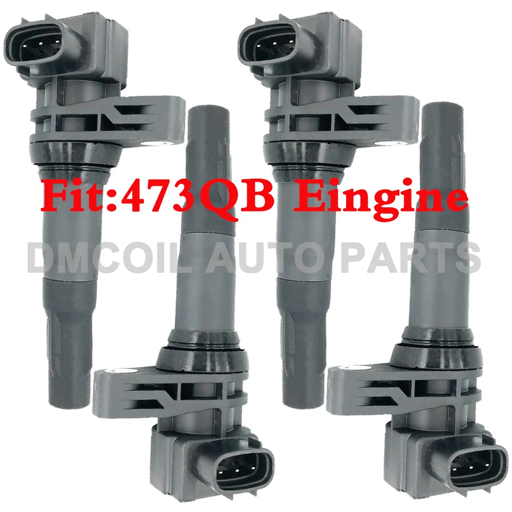 4 PCS ORIGINAL QUALITY IGNITION COIL FOR BYD F3 F3R L3 G3 473QB ENGINE 1.3L 1.5L 2.0L (2008-) 473QB FK0398 IB5 3705100
4 PCS ORIGINAL QUALITY IGNITION COIL FOR BYD F3 F3R L3 G3 473QB ENGINE 1.3L 1.5L 2.0L (2008-) 473QB FK0398 IB5 3705100