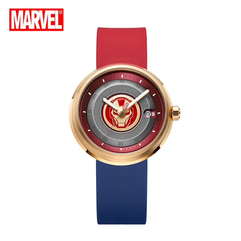 Оригинальные кварцевые наручные часы унисекс с календарем Marvel, водонепроницаемые, 50 м, 2020
Оригинальные кварцевые наручные часы унисекс с календарем Marvel, водонепроницаемые, 50 м, 2020