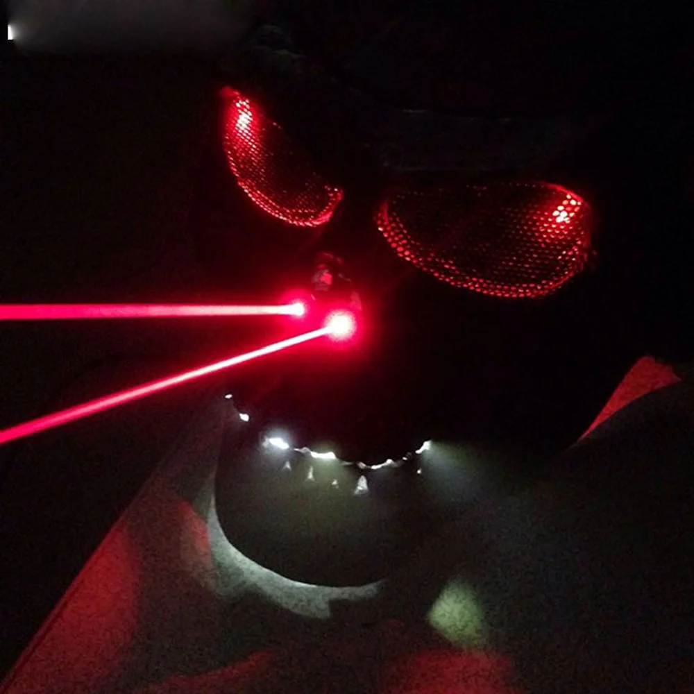 Future technology evening Mask of Death LED Laser Skull Mask nightclub bar Performance costume props LED glow mask
Future technology evening Mask of Death LED Laser Skull Mask nightclub bar Performance costume props LED glow mask