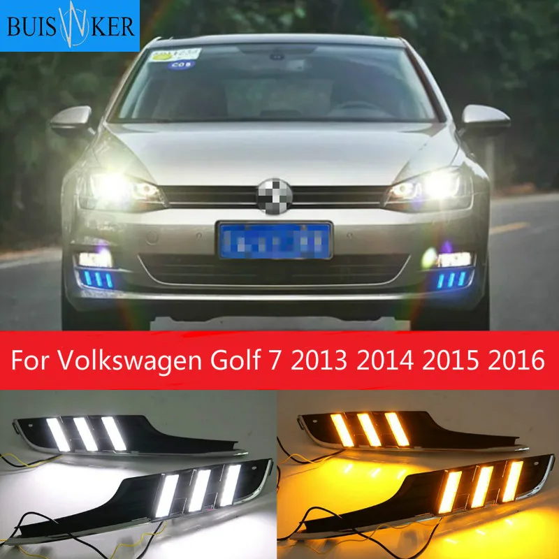 For Volkswagen Golf 7 2013 2014 2015 2016 LED DRL Daytime Running Light Car Accessories ABS 12V Fog Lamp cover
For Volkswagen Golf 7 2013 2014 2015 2016 LED DRL Daytime Running Light Car Accessories ABS 12V Fog Lamp cover