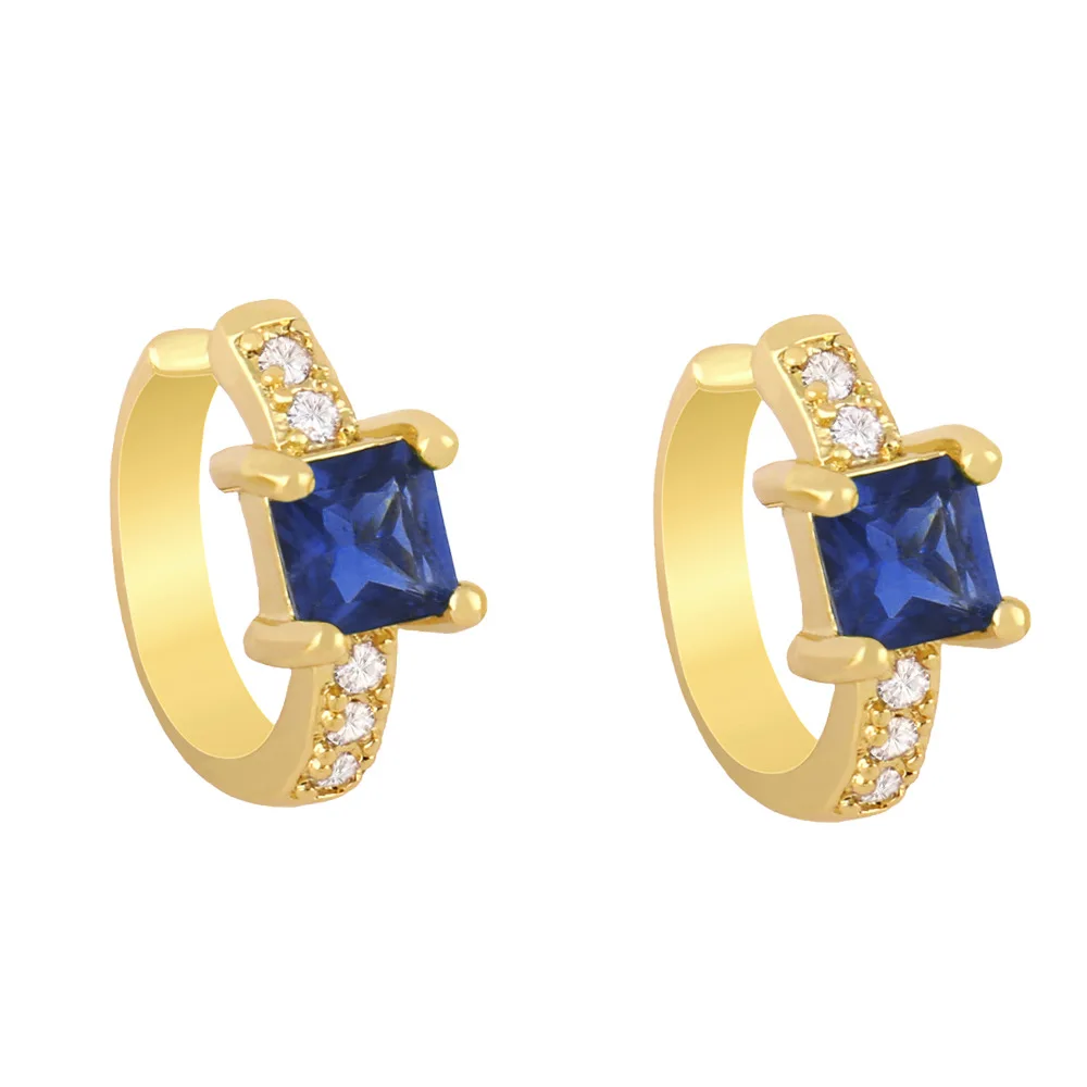 Simple Luxury Square Color Crystal Zirconia Clip Earrings for Women No Pierced Ears Gold-Plated Ear Buckle Fashion Fine Jewelry
Simple Luxury Square Color Crystal Zirconia Clip Earrings for Women No Pierced Ears Gold-Plated Ear Buckle Fashion Fine Jewelry