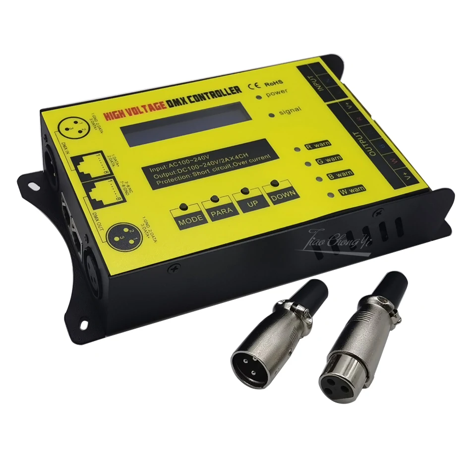 2X4CH контроллер RGBW высокого напряжения DMX512 ЖК-дисплей для 110v-220VAC 5050 RGB/RGBW светодиодной ленты
2X4CH контроллер RGBW высокого напряжения DMX512 ЖК-дисплей для 110v-220VAC 5050 RGB/RGBW светодиодной ленты