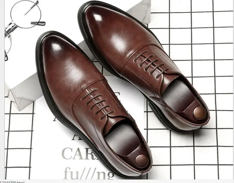 Mens Formal Shoes Genuine Leather Oxford Shoes For Men Black Brown Dress Shoes Wedding Shoes Lace Up Leather Large size
Mens Formal Shoes Genuine Leather Oxford Shoes For Men Black Brown Dress Shoes Wedding Shoes Lace Up Leather Large size