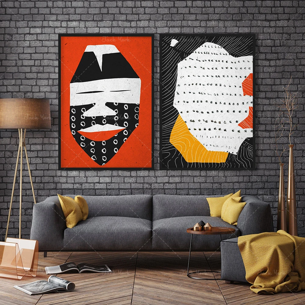 Black Red Yellow White Wall Art, Contemporary Ethnic Print, Minimalist Afro Ceremonial Mask, Ethnic Motif Design Set, Abstract
Black Red Yellow White Wall Art, Contemporary Ethnic Print, Minimalist Afro Ceremonial Mask, Ethnic Motif Design Set, Abstract