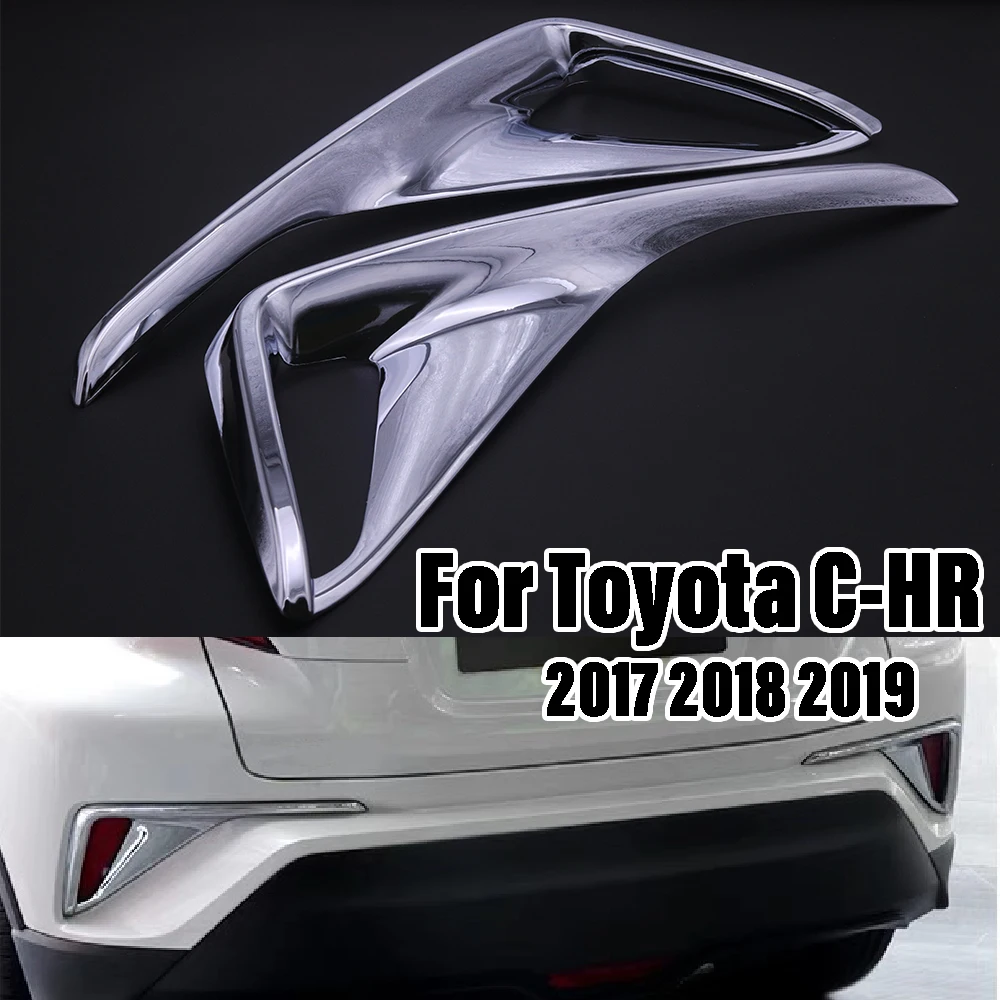 2Pcs Silver ABS Car Front Rear Fog Light Trim Tail Bumper FogLight Lamp Molding Garnish Fit For Toyota C-HR CHR 2016 2017-2021
2Pcs Silver ABS Car Front Rear Fog Light Trim Tail Bumper FogLight Lamp Molding Garnish Fit For Toyota C-HR CHR 2016 2017-2021