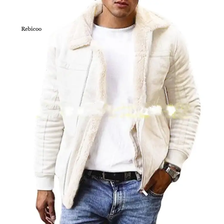 New Men's Faux Leather Jackets Coats Male Fleece Lined Winter Warm Parkas Outerwear Thicken Faux Fur Casual Jackets
New Men's Faux Leather Jackets Coats Male Fleece Lined Winter Warm Parkas Outerwear Thicken Faux Fur Casual Jackets