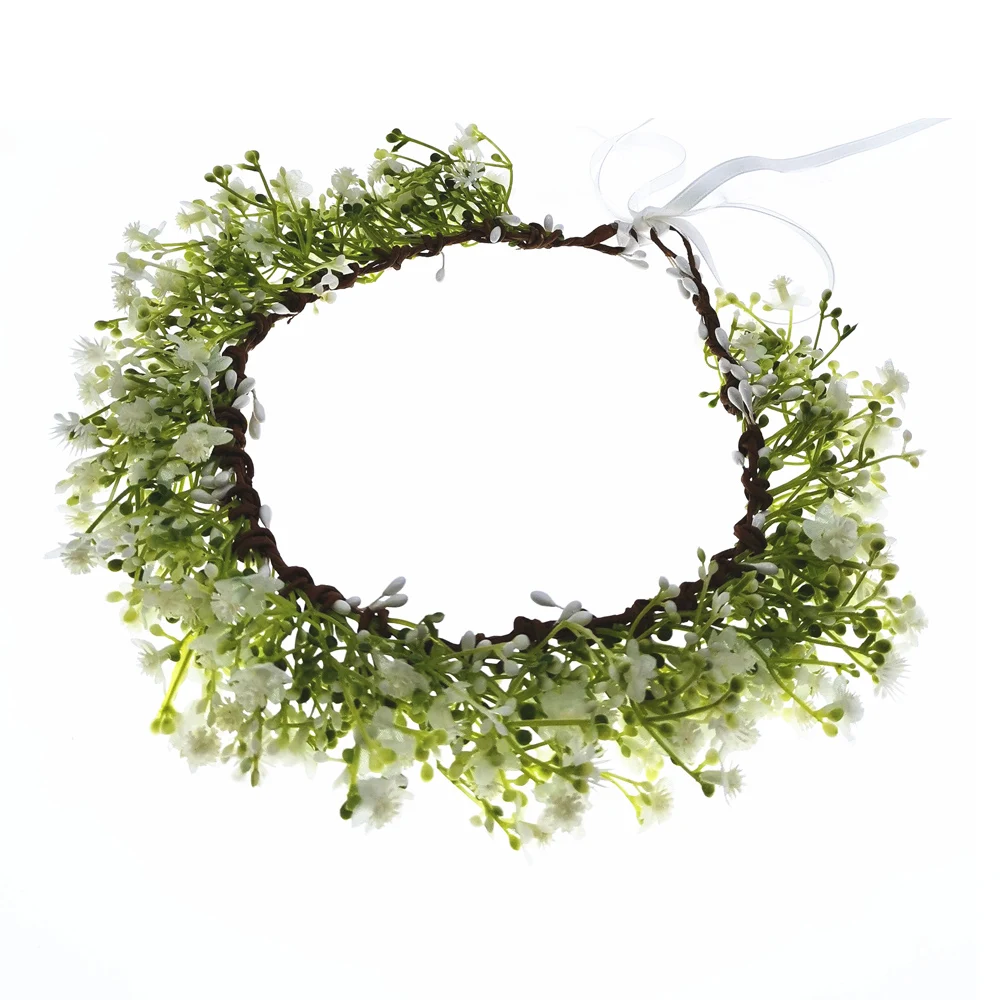 Breathable White Flower Crowns Tiaras Hairbands Romantic Sweet Gardland Women Wedding Hair Accessories for Bride Bridesmaids
Breathable White Flower Crowns Tiaras Hairbands Romantic Sweet Gardland Women Wedding Hair Accessories for Bride Bridesmaids