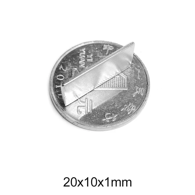 20~500PCS 20x10x1 mm Square Super Strong Neodymium Magnet Block Permanent Magnets 20x10x1mm Powerful Magnetic Magnets 20*10*1
20~500PCS 20x10x1 mm Square Super Strong Neodymium Magnet Block Permanent Magnets 20x10x1mm Powerful Magnetic Magnets 20*10*1