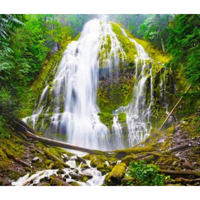 5D DIY Diamond Painting Square/Round Diamond Landscape Forest Waterfall Beauty Picture Cross Stitch Decoration Artwork G1082
5D DIY Diamond Painting Square/Round Diamond Landscape Forest Waterfall Beauty Picture Cross Stitch Decoration Artwork G1082