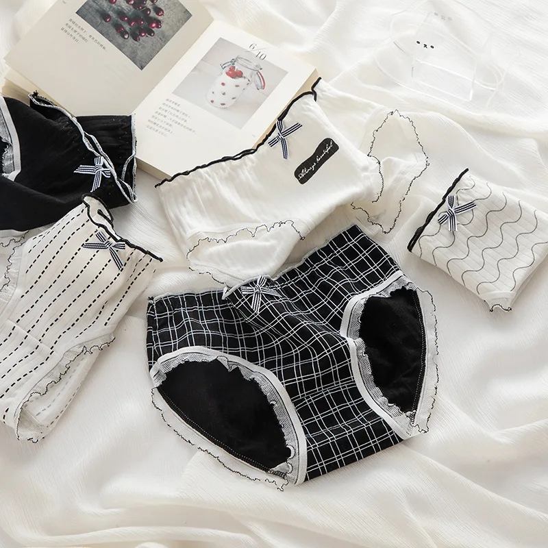 5Pcs/set Panties for Woman Cotton Underwear Cute Print High Quality Girl Briefs Soft Breathable Pantys Female Sexy Lingerie
5Pcs/set Panties for Woman Cotton Underwear Cute Print High Quality Girl Briefs Soft Breathable Pantys Female Sexy Lingerie
