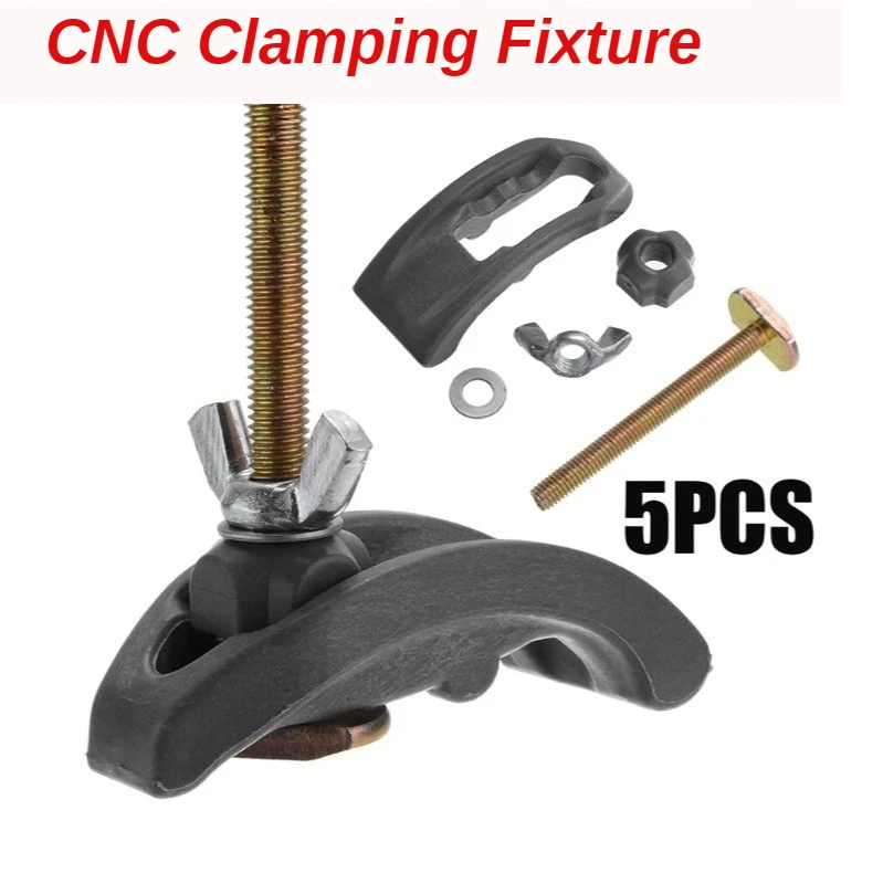 5pcs/set Bow Plate Sets CNC Engraving Machine Parts Pressure Plate Clamp Fixture For T-slot Working Table
5pcs/set Bow Plate Sets CNC Engraving Machine Parts Pressure Plate Clamp Fixture For T-slot Working Table