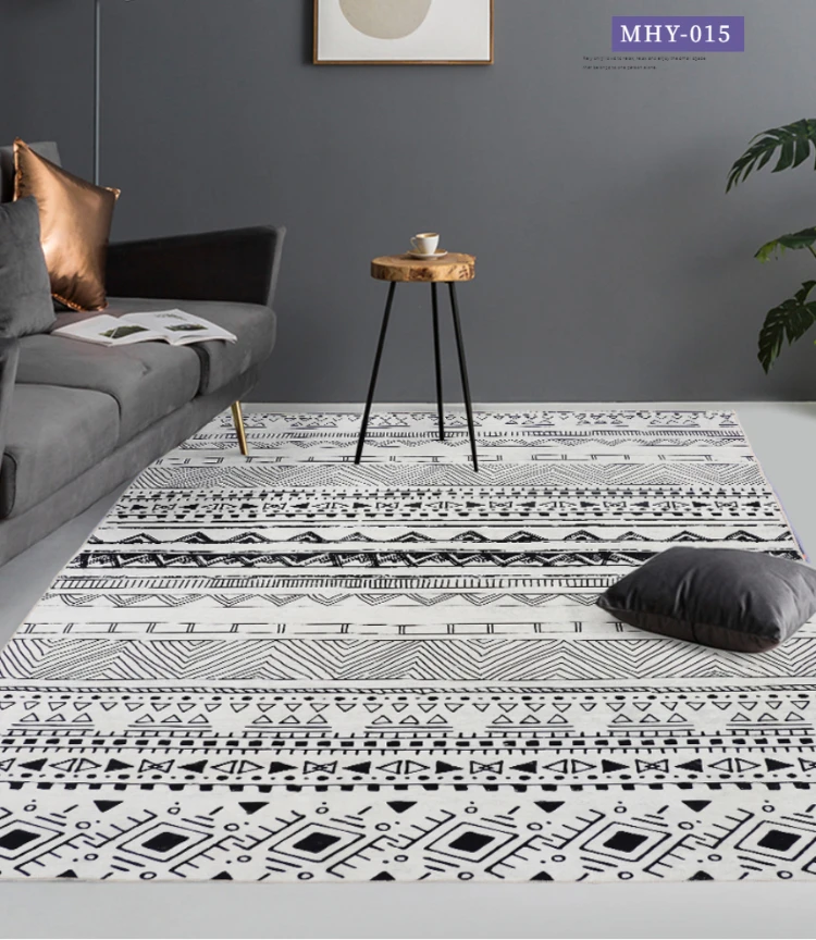 Retro Black White Rugs Carpet for Home Living Room Sofa Coffee Table Mat Morocco Bedroom Carpet Home Decor Europe Vintage Rug
Retro Black White Rugs Carpet for Home Living Room Sofa Coffee Table Mat Morocco Bedroom Carpet Home Decor Europe Vintage Rug