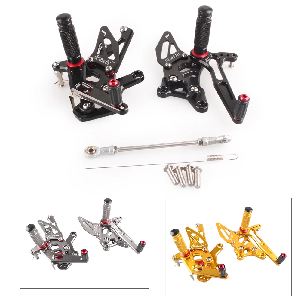 1Pair Aluminum Adjustable Motorcycle Rear Footpegs Footrests Set Assembly For Yamaha R25 2014 2015 2016 2017 / R-25 14 15 16 17
1Pair Aluminum Adjustable Motorcycle Rear Footpegs Footrests Set Assembly For Yamaha R25 2014 2015 2016 2017 / R-25 14 15 16 17