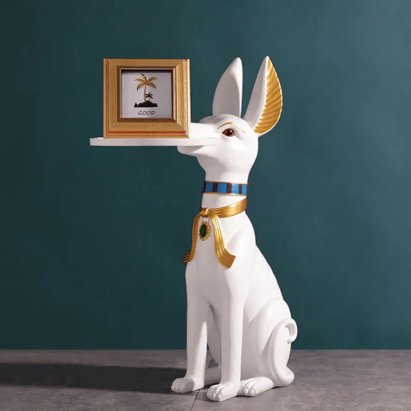Nordic Style Home Decor Handmade Large Base Plate Dog Tray Originality Sculpture Living Room Shops Resin Animal Statue Crafts
Nordic Style Home Decor Handmade Large Base Plate Dog Tray Originality Sculpture Living Room Shops Resin Animal Statue Crafts