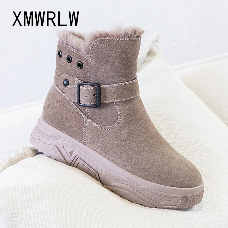 XMWRLW Women's Snow Boots Warm Plush Winter Shoes Ankle Boots For Women Rubber Sole Winter Boot Fashion Buckle Women Snow Boot
XMWRLW Women's Snow Boots Warm Plush Winter Shoes Ankle Boots For Women Rubber Sole Winter Boot Fashion Buckle Women Snow Boot