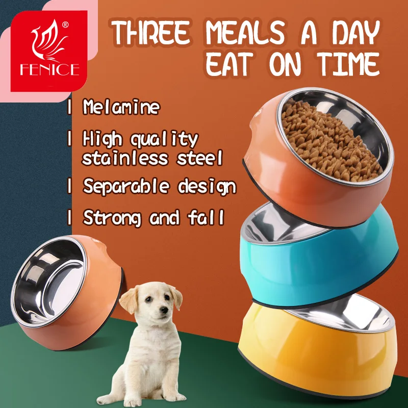 Fenice Pet Bowls Dog Food Water Feeder Stainless Steel Pet Drinking Dish Feeder Cat Puppy Feeding Supplies Small Dog Accessories
Fenice Pet Bowls Dog Food Water Feeder Stainless Steel Pet Drinking Dish Feeder Cat Puppy Feeding Supplies Small Dog Accessories