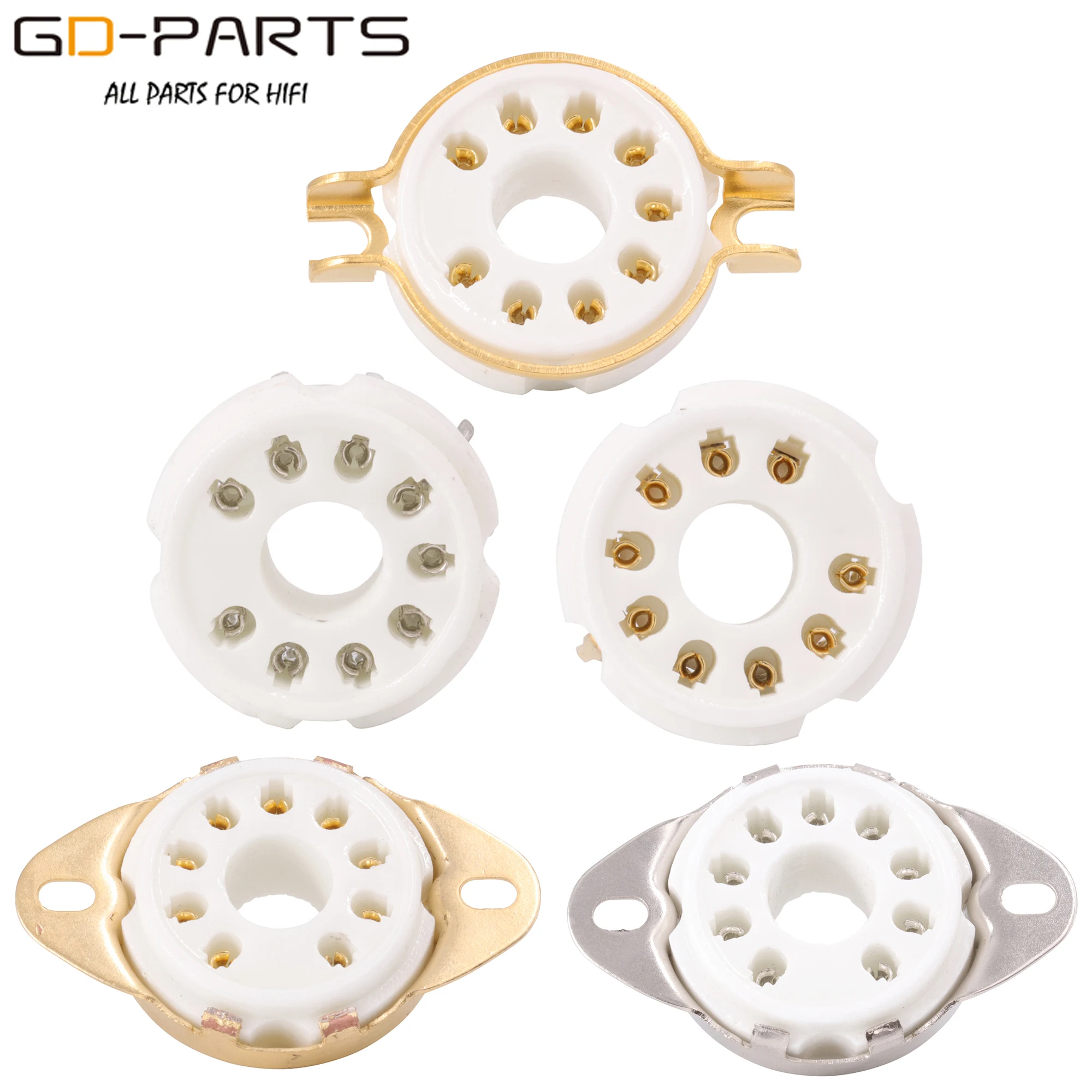 B9D 9pin Magnoval Ceramic Tube Socket For EL504 EL519 PL519 Hifi Vintage Tube Amplifier DIY PCB Bottom Chassis Mount
B9D 9pin Magnoval Ceramic Tube Socket For EL504 EL519 PL519 Hifi Vintage Tube Amplifier DIY PCB Bottom Chassis Mount
