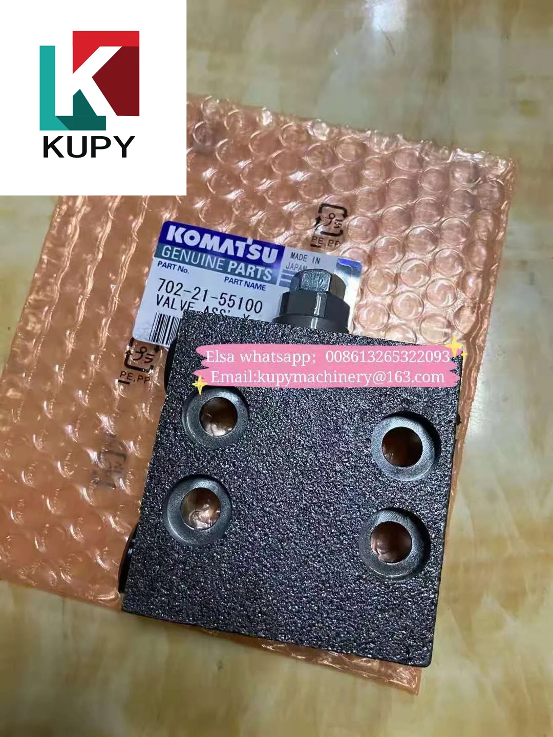 KUPY TOP QUALITY Pressure Reducing Valve Pilot Valve 702-21-55100 Excavator Service Valve
KUPY TOP QUALITY Pressure Reducing Valve Pilot Valve 702-21-55100 Excavator Service Valve