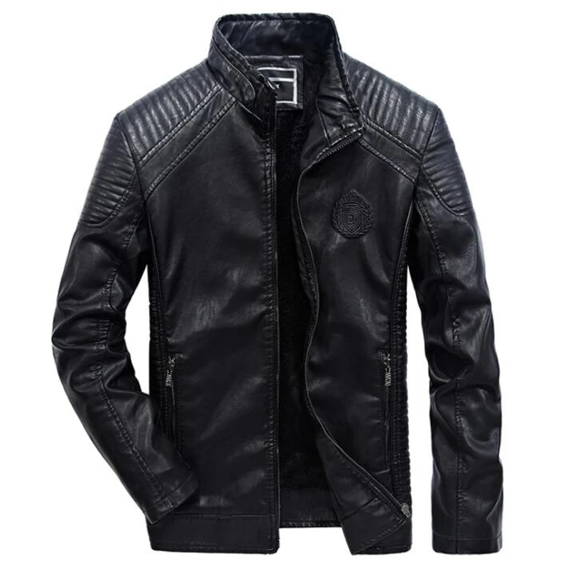 Motorcycle Leather Jackets Men Autumn Winter Clothing Men Pu Leather Jackets Male Business Casual Coats jaqueta de couro
Motorcycle Leather Jackets Men Autumn Winter Clothing Men Pu Leather Jackets Male Business Casual Coats jaqueta de couro