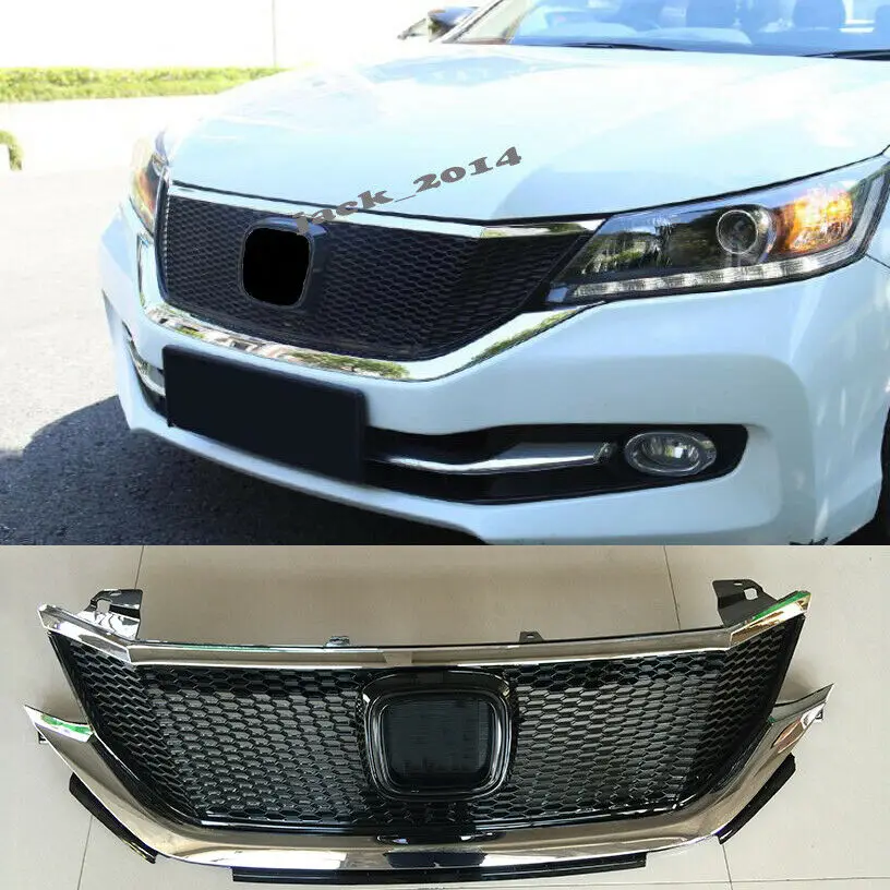 For 2013-2015 9th Honda Accord Sedan Chrome honeycomb Style Front Grille Grill
For 2013-2015 9th Honda Accord Sedan Chrome honeycomb Style Front Grille Grill