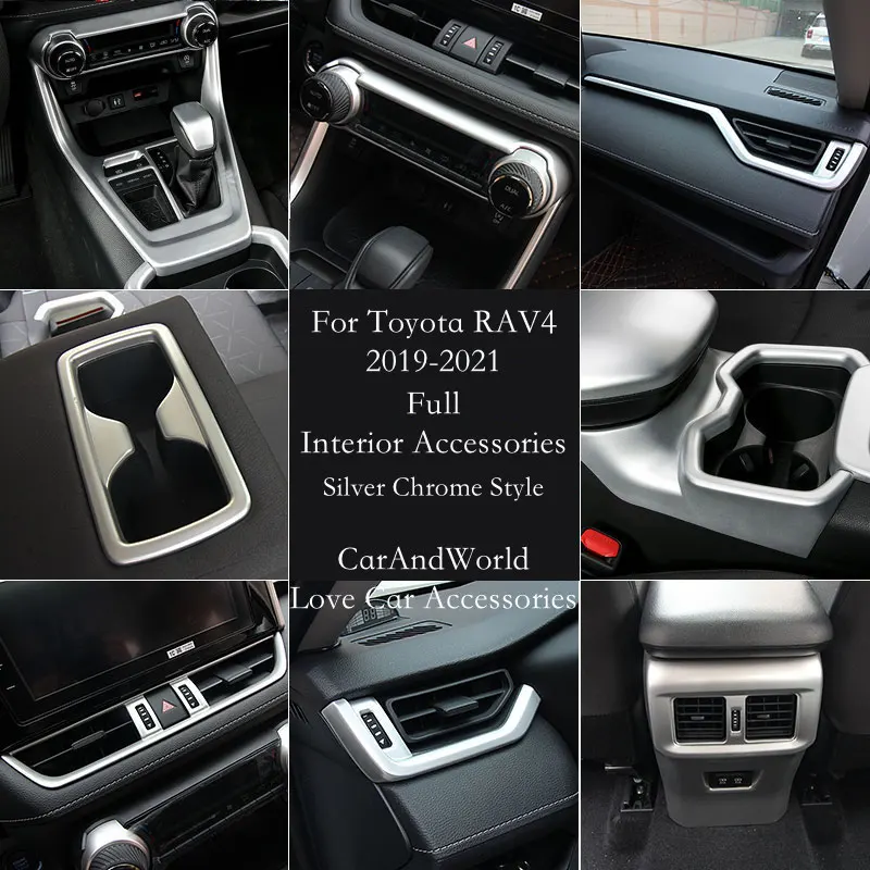 Car Interior ABS Chrome Decoration Accessories For Toyota RAV4 2019-2025 Instrument Console Gear Water Cup Cover Air Vent Trim
Car Interior ABS Chrome Decoration Accessories For Toyota RAV4 2019-2025 Instrument Console Gear Water Cup Cover Air Vent Trim