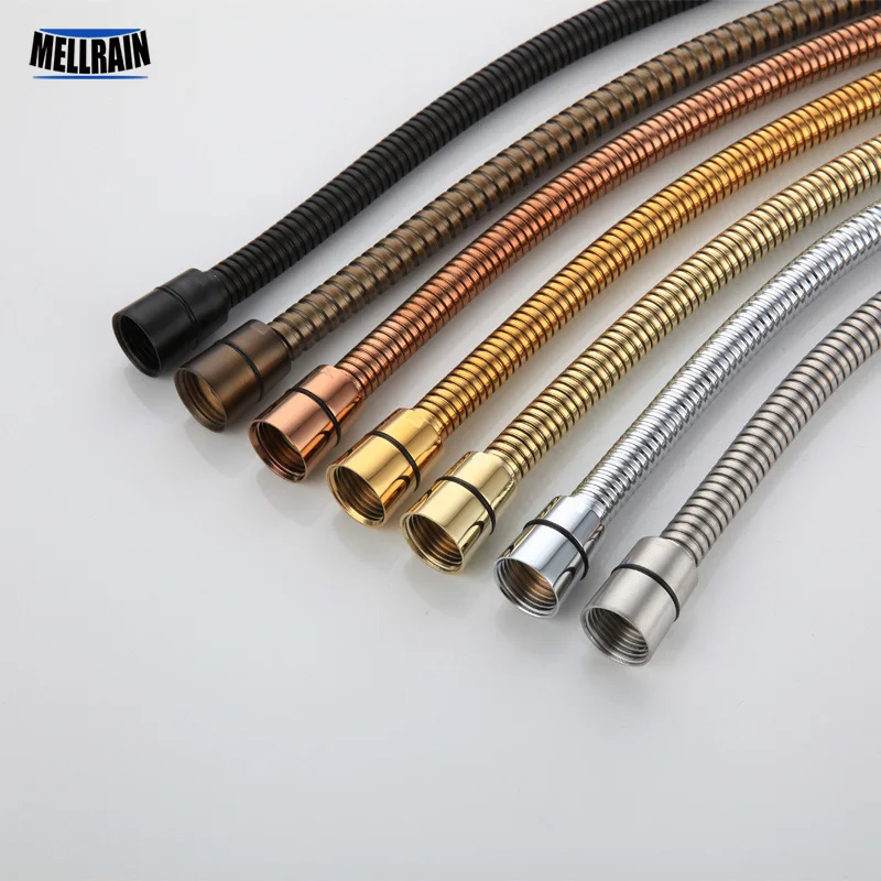 High Quality Black Shower Hose Bathroom Fitting Stainless Steel Soft Bath Tube 1.5 Meter Water Pipe Chrome,Burshed Gold,Grey,ORB
High Quality Black Shower Hose Bathroom Fitting Stainless Steel Soft Bath Tube 1.5 Meter Water Pipe Chrome,Burshed Gold,Grey,ORB