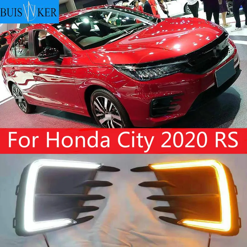LED Daytime Running Light For Honda City 2020 RS Turbo Yellow Turn Signal Relay Waterproof 12V DRL Fog Lamp Decoration
LED Daytime Running Light For Honda City 2020 RS Turbo Yellow Turn Signal Relay Waterproof 12V DRL Fog Lamp Decoration