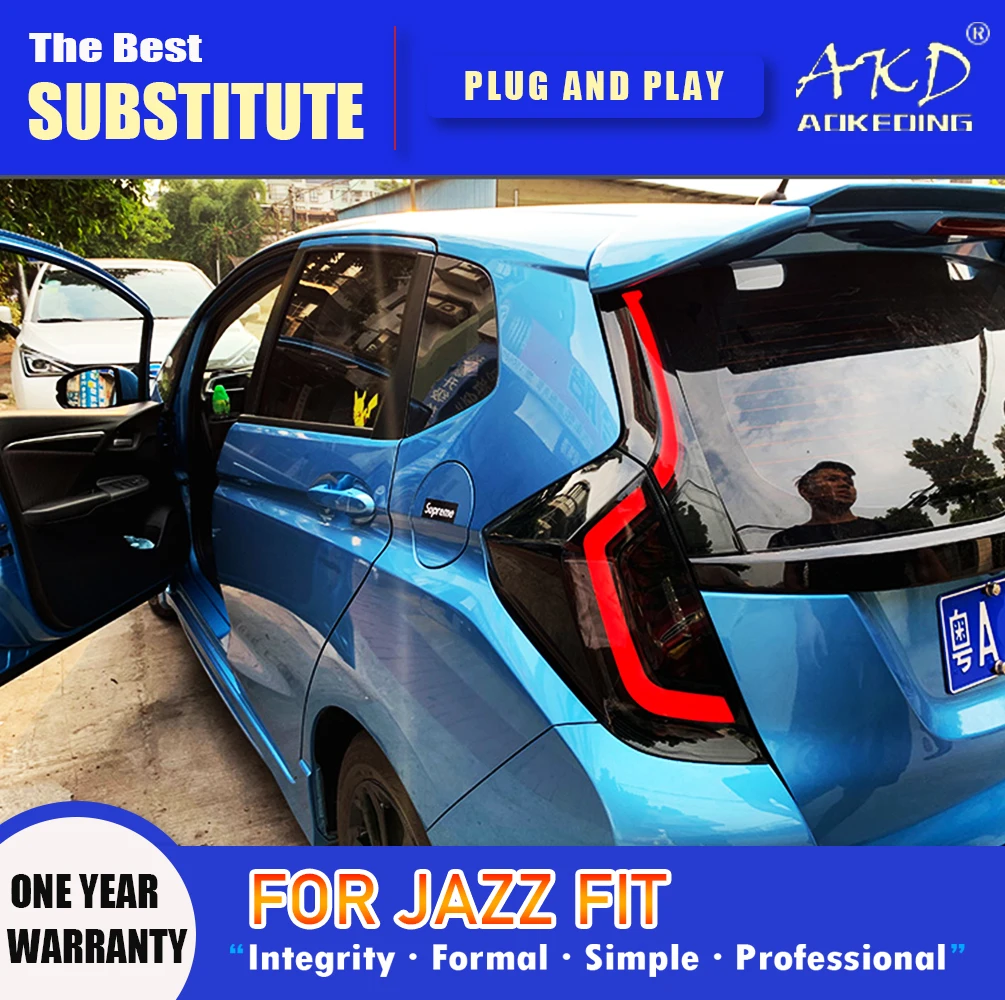 AKD Tail Lamp for Honda Jazz Fit LED Tail Light 2014-2019 FIT Rear Fog Brake Turn Signal Automotive Accessories
AKD Tail Lamp for Honda Jazz Fit LED Tail Light 2014-2019 FIT Rear Fog Brake Turn Signal Automotive Accessories