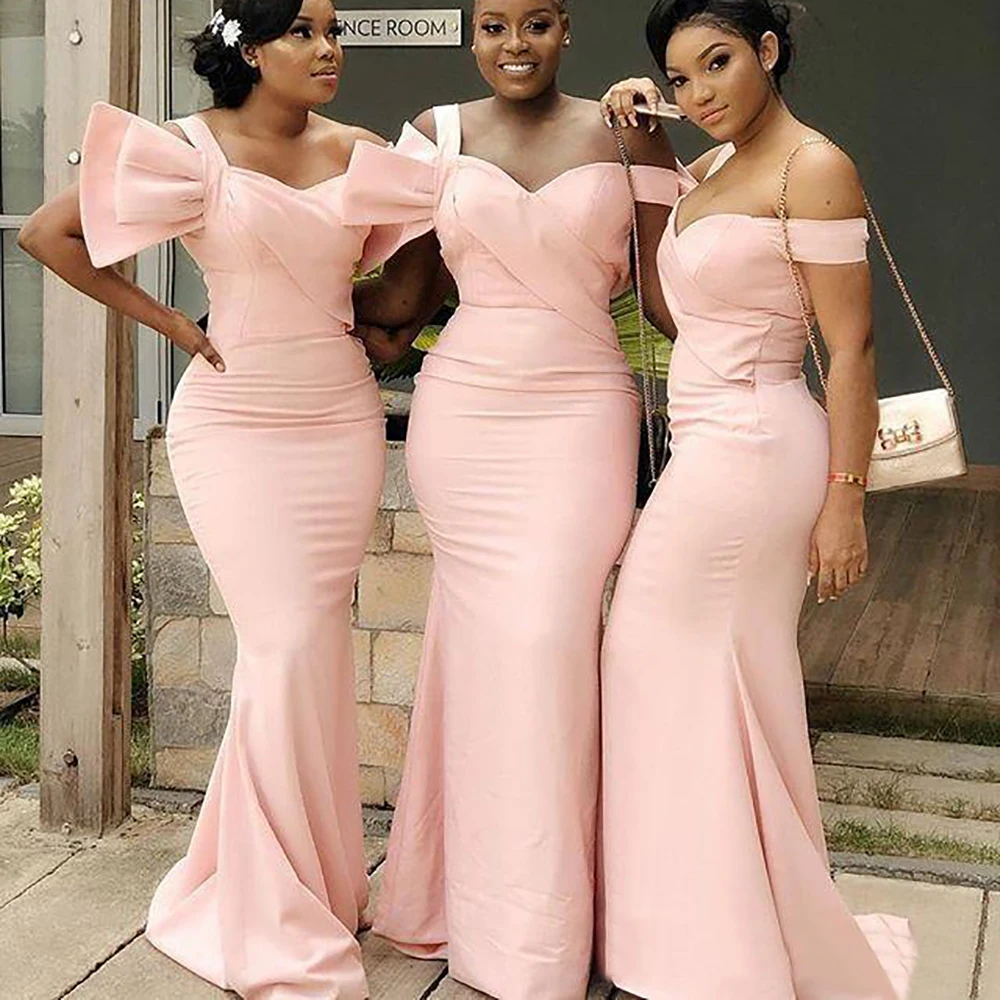 New Formal Plus Size Sweetheart Off-Shoulder Bridesmaid Dresses Girl Elastic Satin Gown Woman Lady Mermaid Sleeveless Custom
New Formal Plus Size Sweetheart Off-Shoulder Bridesmaid Dresses Girl Elastic Satin Gown Woman Lady Mermaid Sleeveless Custom