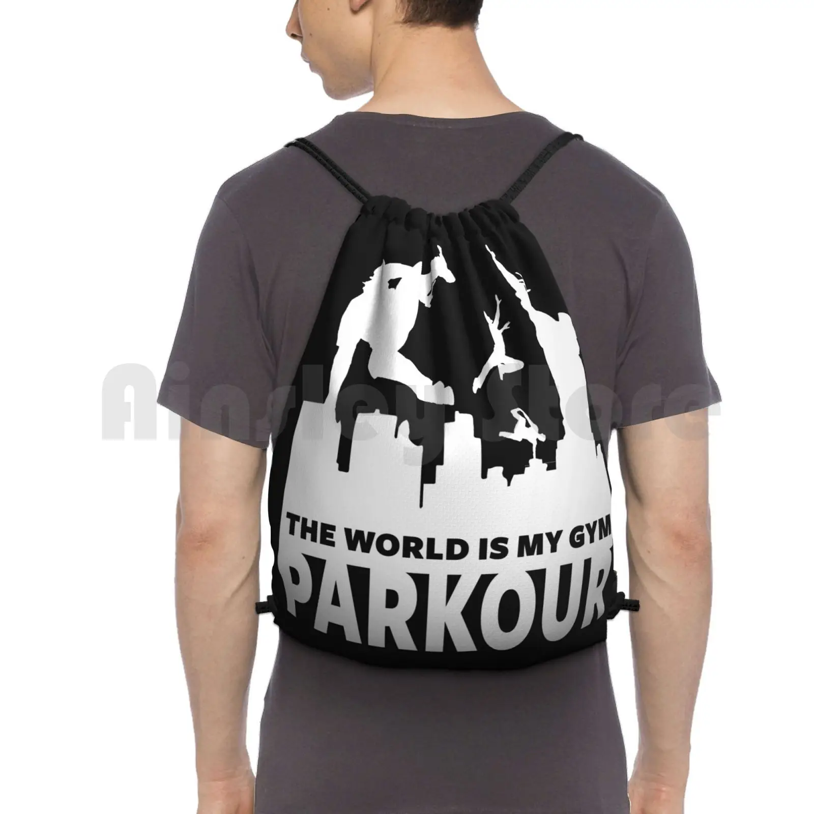 Parkour-- Traceur Backpack Drawstring Bag Riding Climbing Gym Bag Parkour Parkour Parkour Traceur Free Running Topping
Parkour-- Traceur Backpack Drawstring Bag Riding Climbing Gym Bag Parkour Parkour Parkour Traceur Free Running Topping