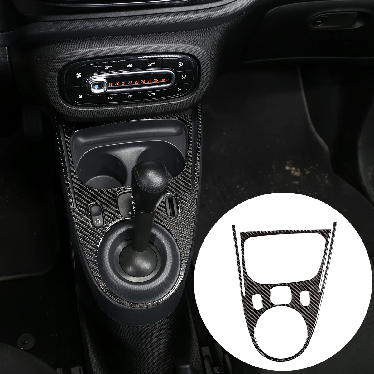 For Mercedes-Benz smart 2016-2021 real carbon fiber central control gear panel stickers 1 piece set of car accessories
For Mercedes-Benz smart 2016-2021 real carbon fiber central control gear panel stickers 1 piece set of car accessories